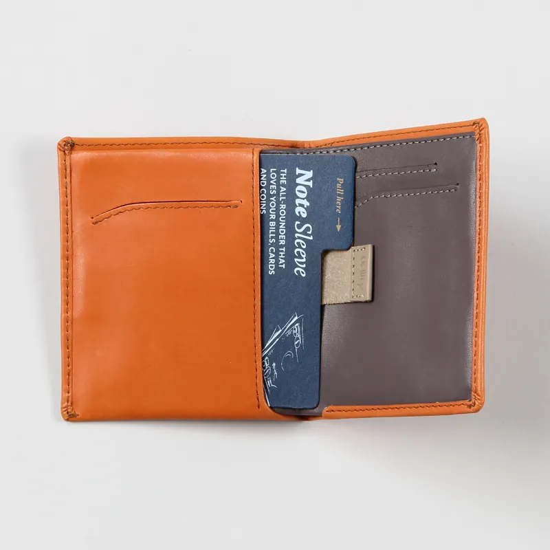 Bellroy Note Sleeve Wallet Burnt Orange-2