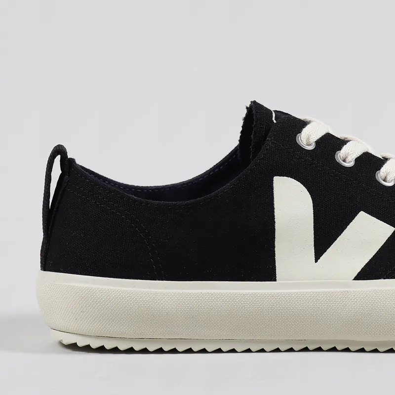 Veja Nova Canvas Shoes Black Pierre-2