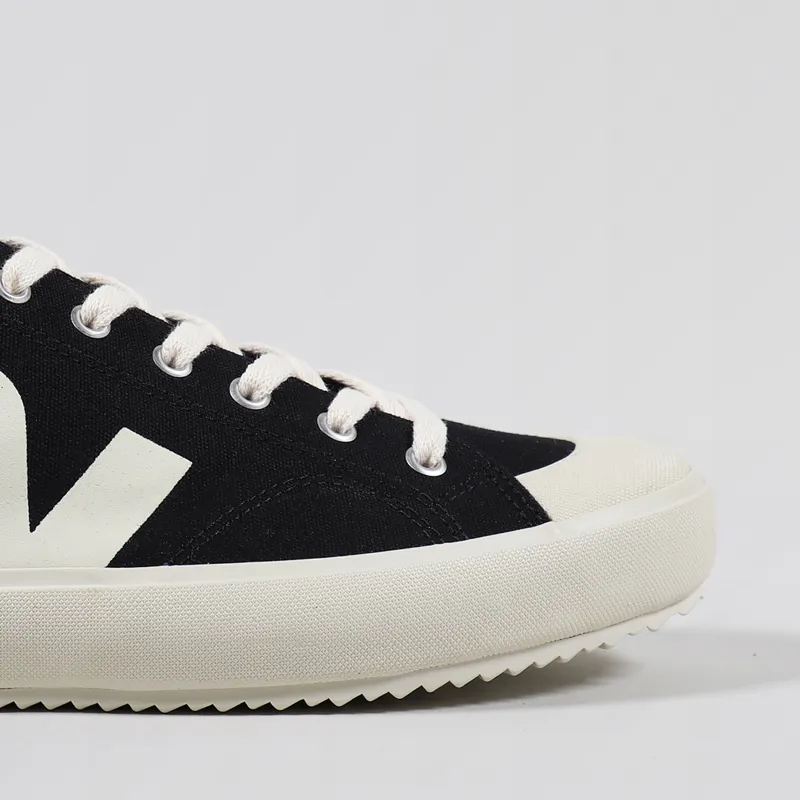 Veja Nova Canvas Shoes Black Pierre-3