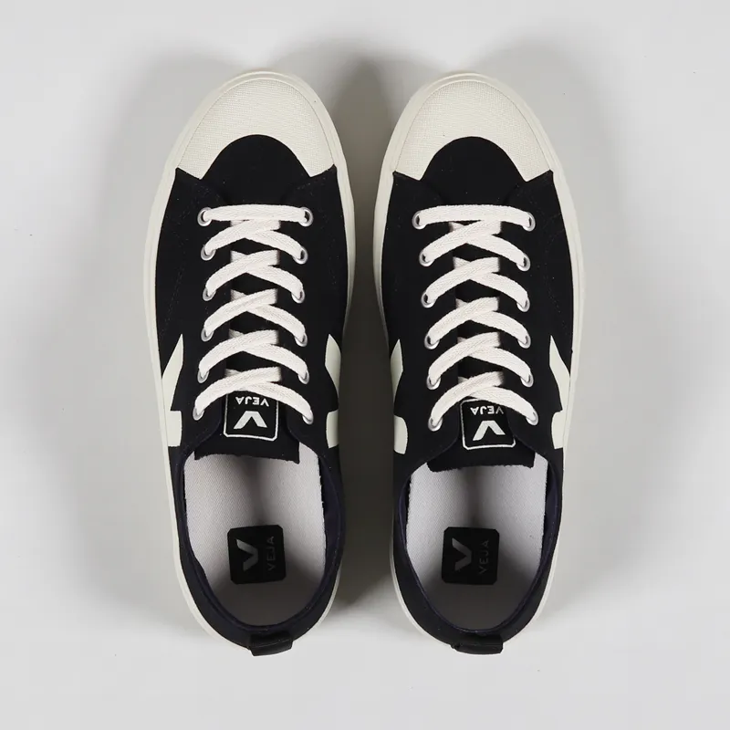 Veja Nova Canvas Shoes Black Pierre-4
