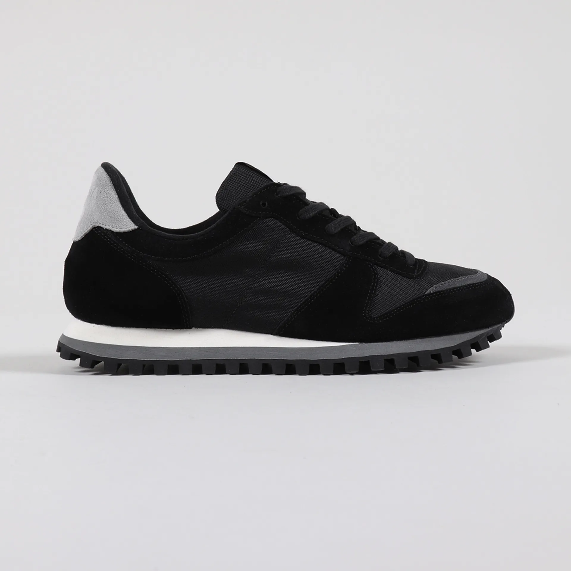 Novesta Mens Running Canvas Marathon Canvas Trail Shoes Black