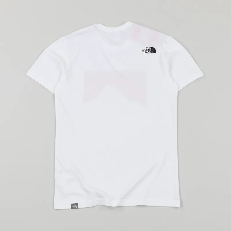 The North Face Outdoor Nuptse Celebration Graphic T Shirt White