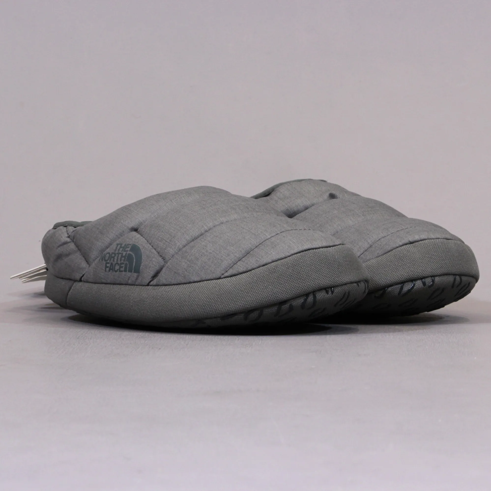 The North Face Mens Nuptse Tent Mules III Slippers Graphite Grey Heath