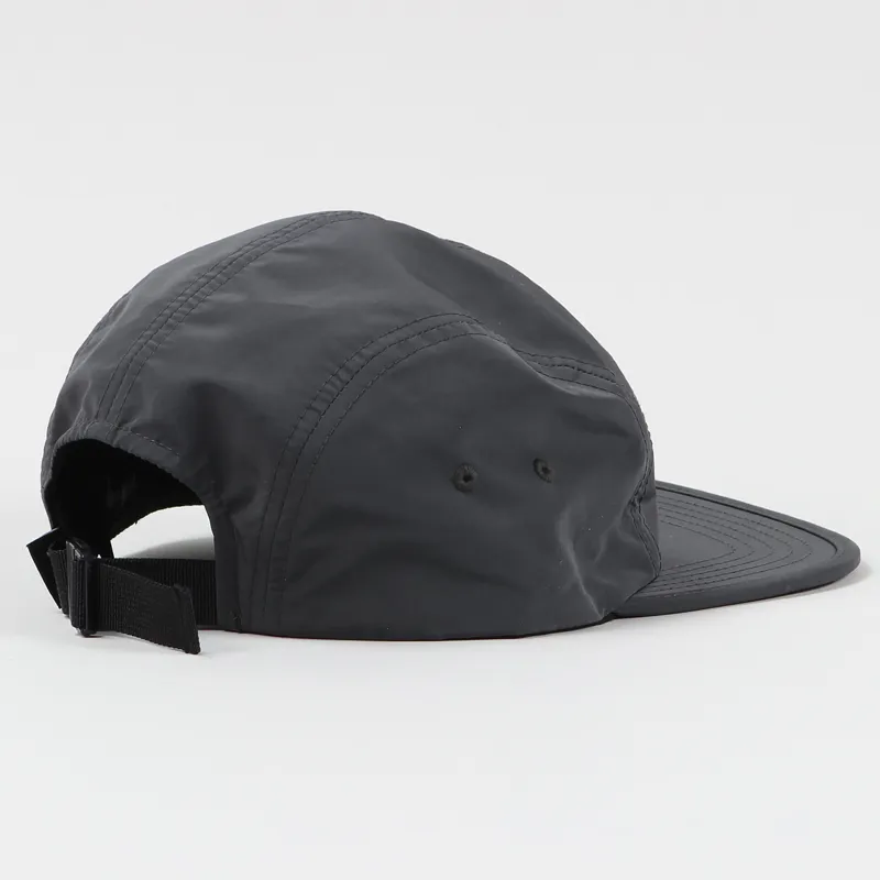 Stussy Nylon Poly Stock Logo Camp Cap Charcoal-2