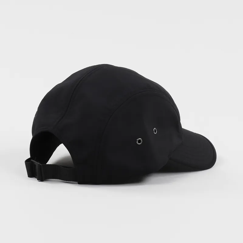 Fred Perry Nylon 5 Panel Cap Black-1