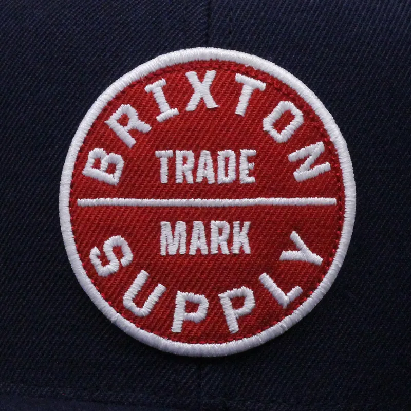 Brixton Oath III Snapback Cap Navy-2