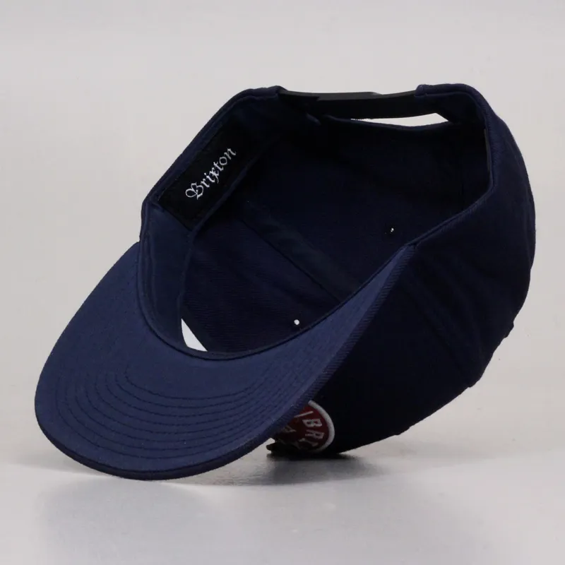 Brixton Oath III Snapback Cap Navy-4