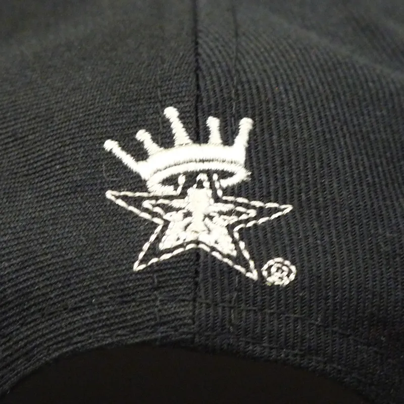 Obey Athletics Snapback Cap - Black and Heather Grey-4