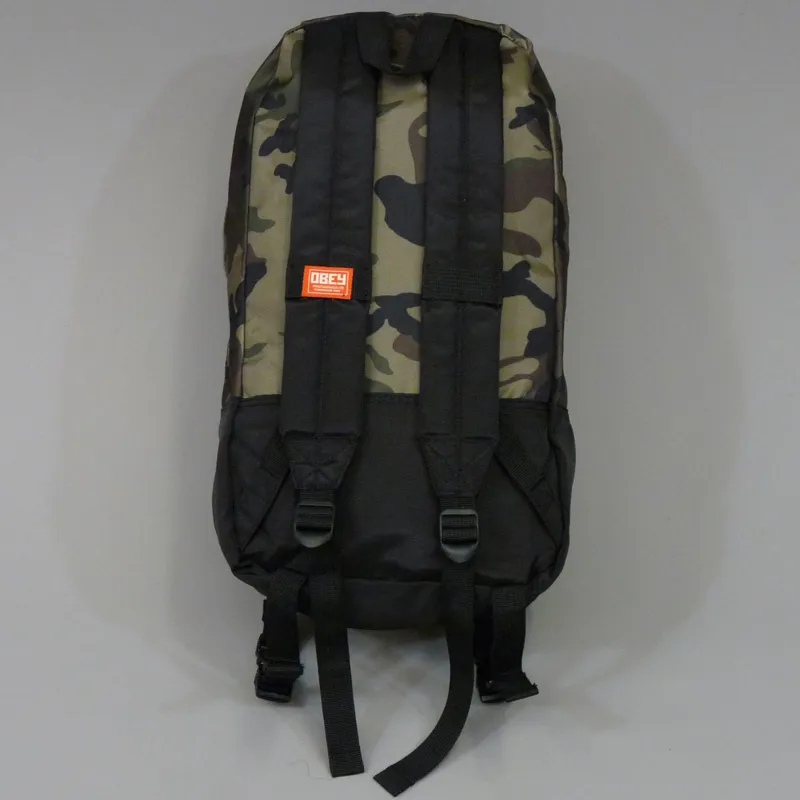 Obey Commuter Pack Bag - Camo and Black-2