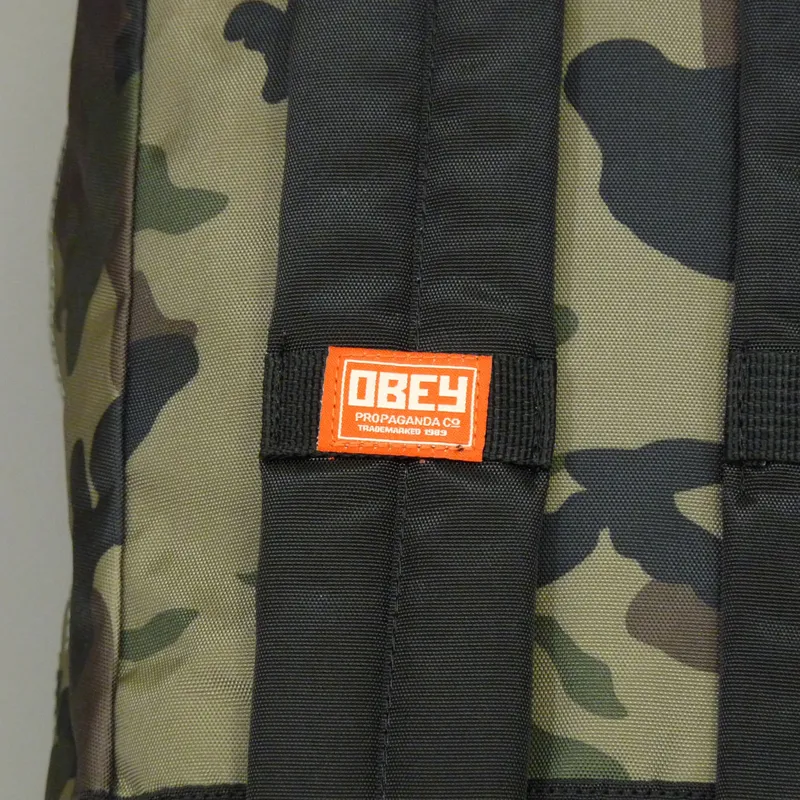 Obey Commuter Pack Bag - Camo and Black-3
