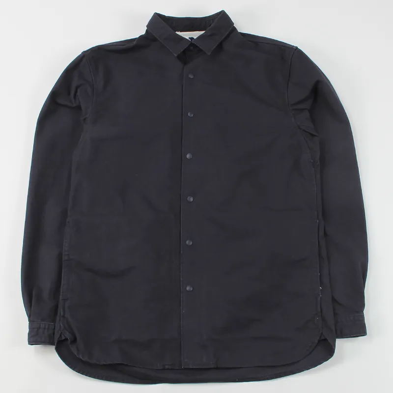 Manastash OD Shirt Jacket II Navy Heavy Weight Cotton Ripstop
