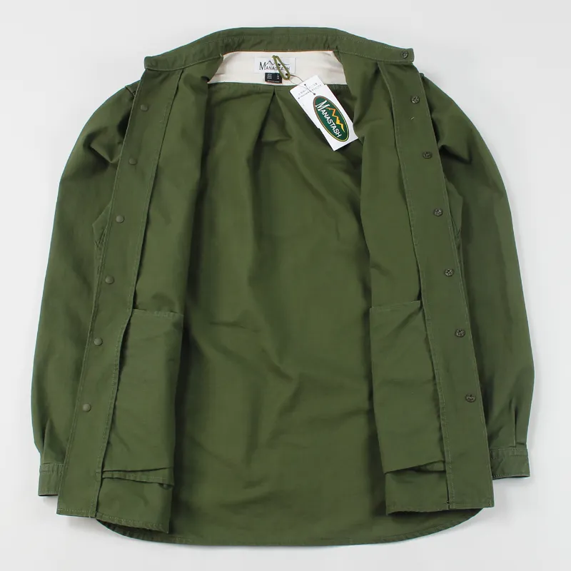 Manastash OD Shirt Jacket Olive-4