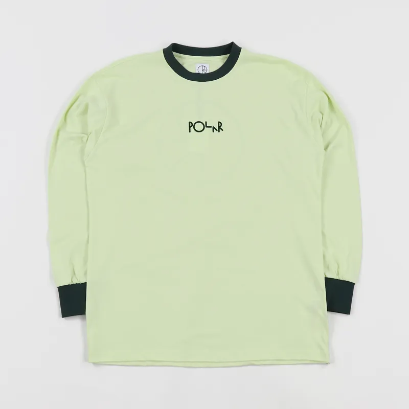 Polar Skate Co. Offside Long Sleeve T Shirt Green-1