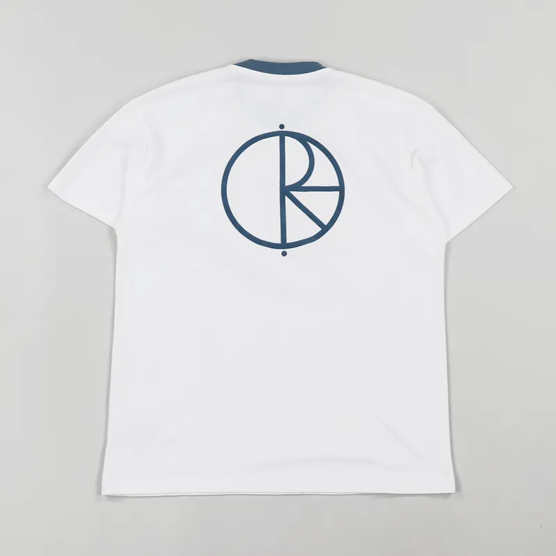 Polar Skate Co. Offside T Shirt White Grey Blue