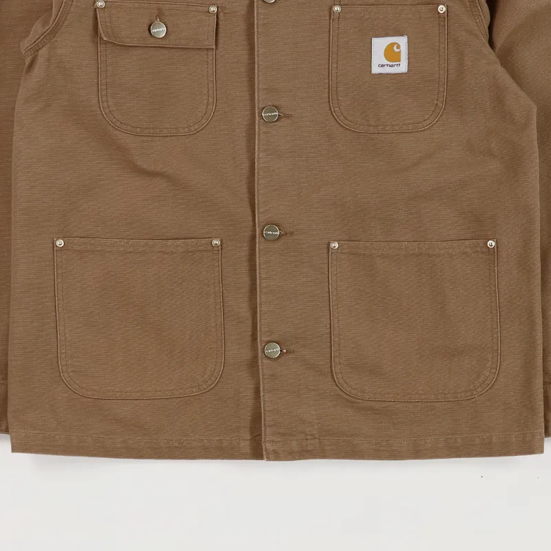 Carhartt WIP OG Chore Coat Hamilton Brown Black-2
