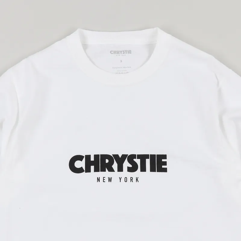 Chrystie NYC OG Logo T Shirt White-1