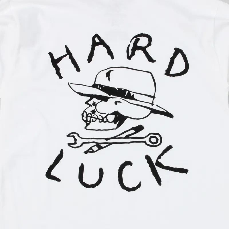 Hard Luck OG Logo T-Shirt White-3