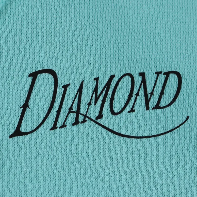Diamond Supply Co. Old Script Hoodie Diamond Blue-1