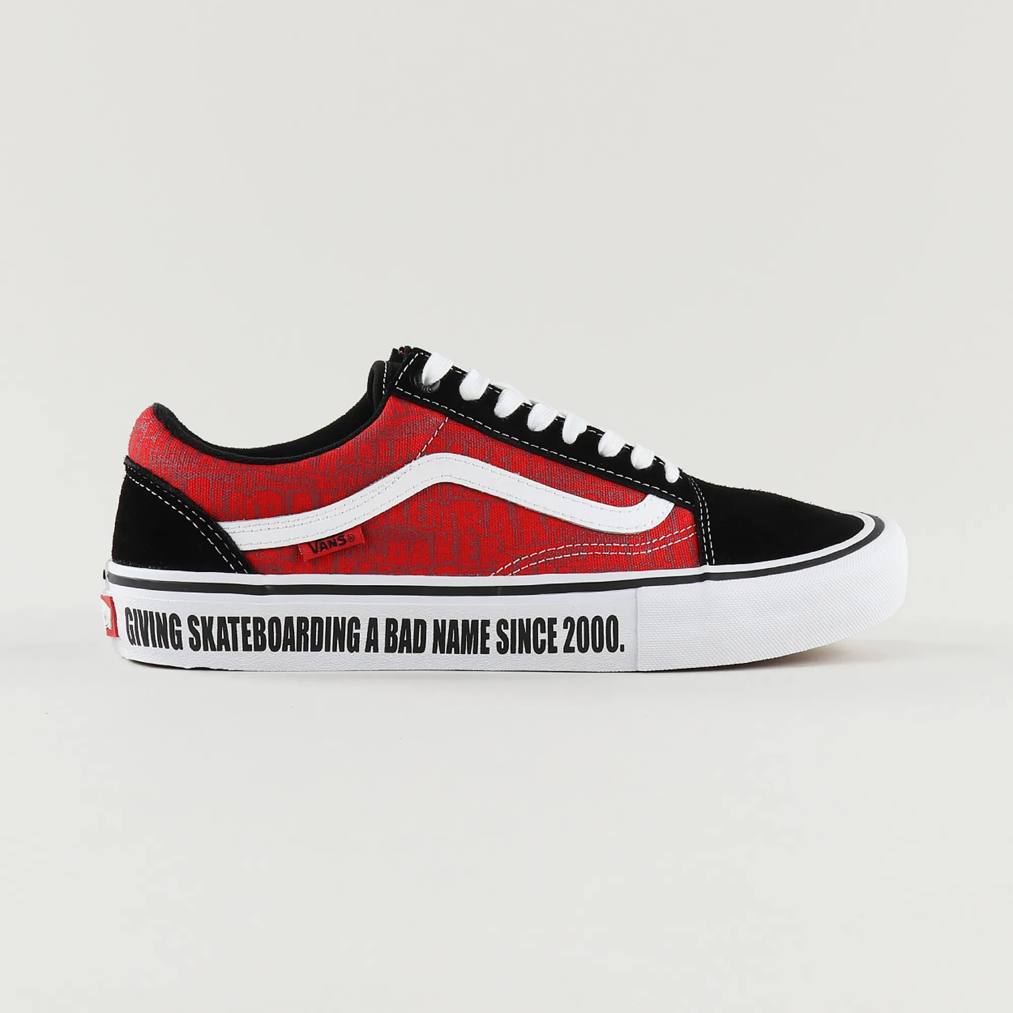 Bolt Sneaker Vans Old Skool Rouge Junior Vans X Baker Mens