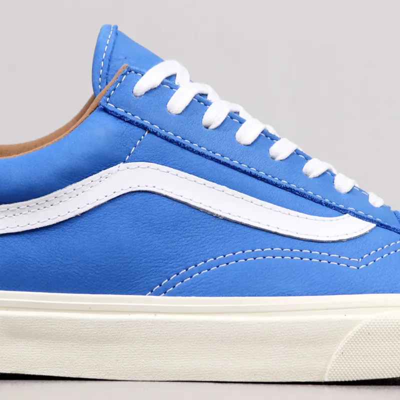 Vans Old Skool Reissue Shoes Classic Leather Daphne Blue-2