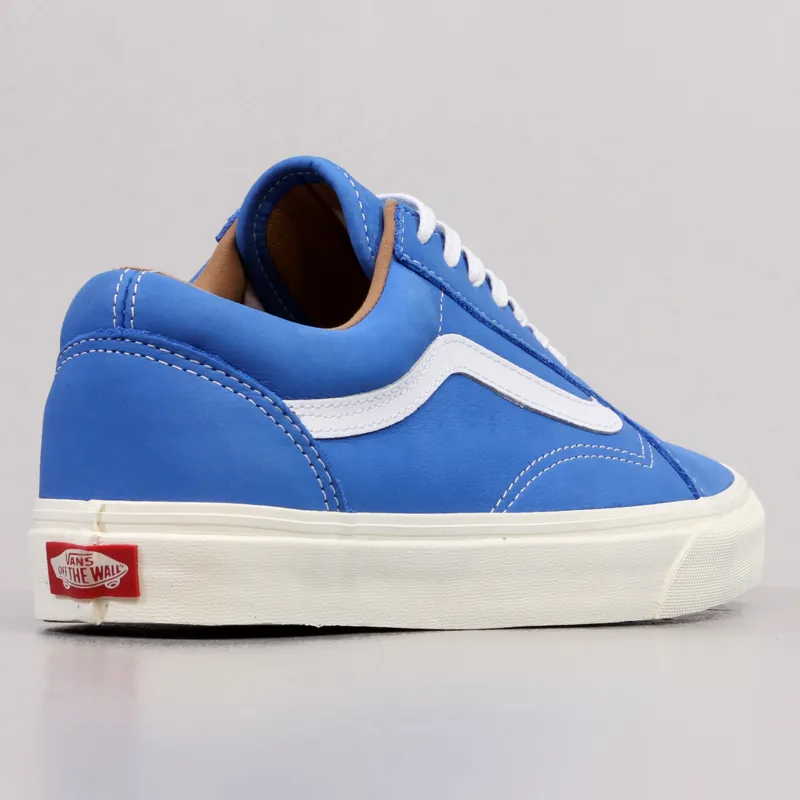 Vans Old Skool Reissue Shoes Classic Leather Daphne Blue-5