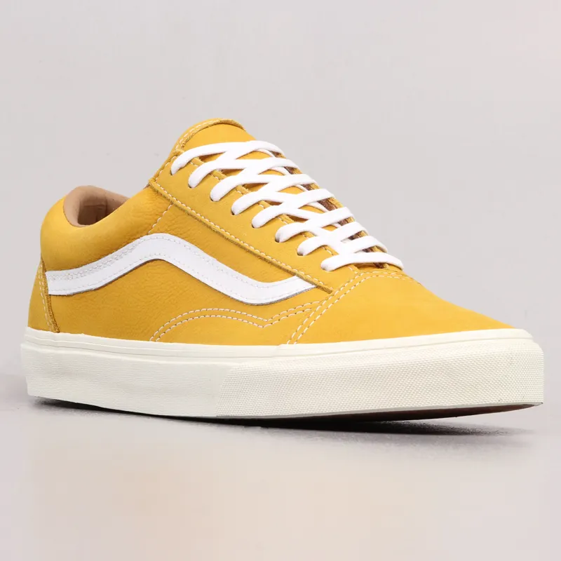 Vans Old Skool Reissue Shoes Classic Leather Mineral Yellow-4