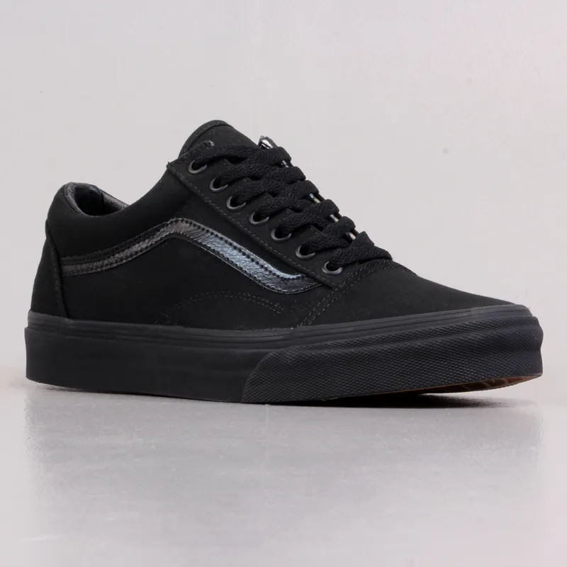 skjule matron tilfældig Vans Off The Wall Old Skool Skateboarding Skate Shoes All Black W