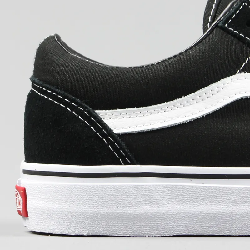 Vans Old Skool Shoes Black White-1