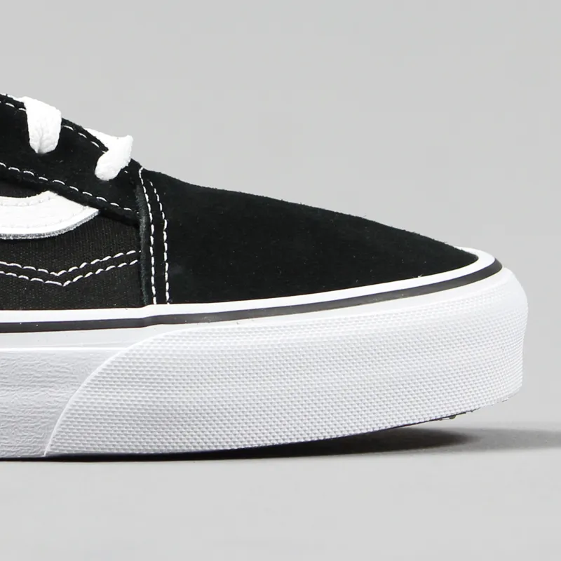 Vans Old Skool Shoes Black White-3
