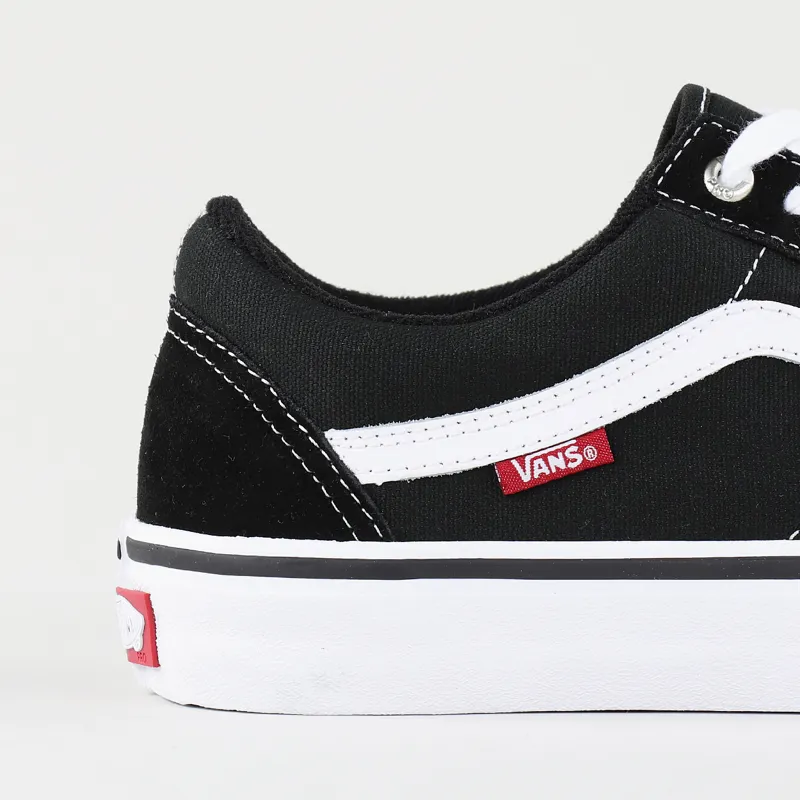 Vans Old Skool Pro Shoes Black White-2