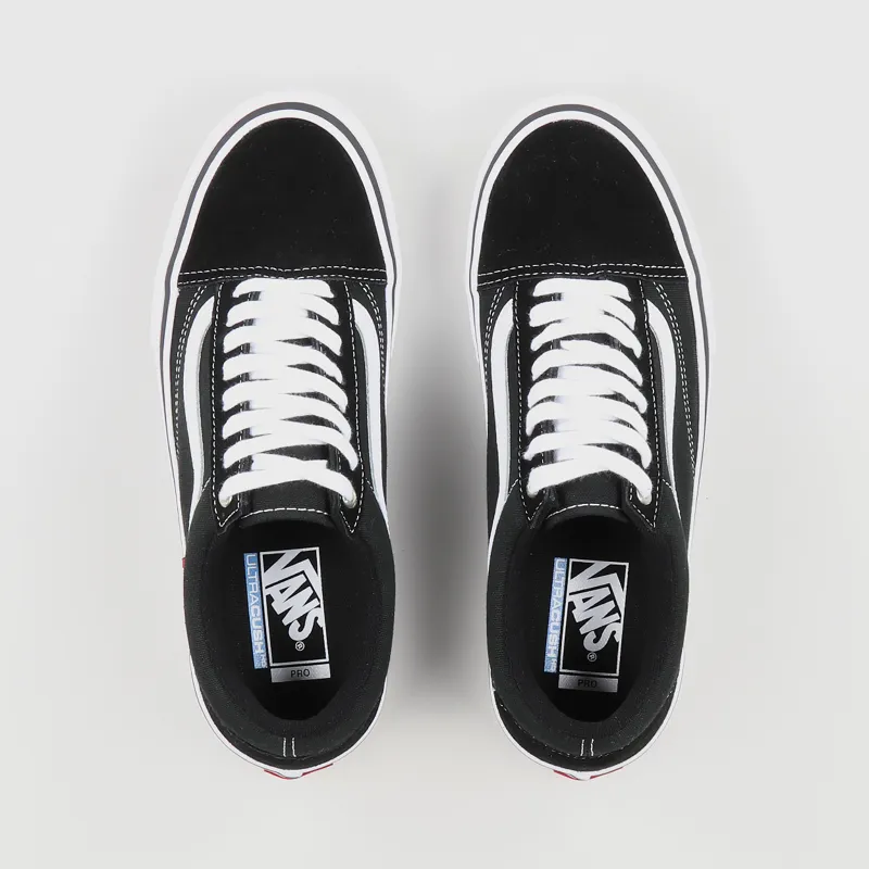 Vans Old Skool Pro Shoes Black White-6