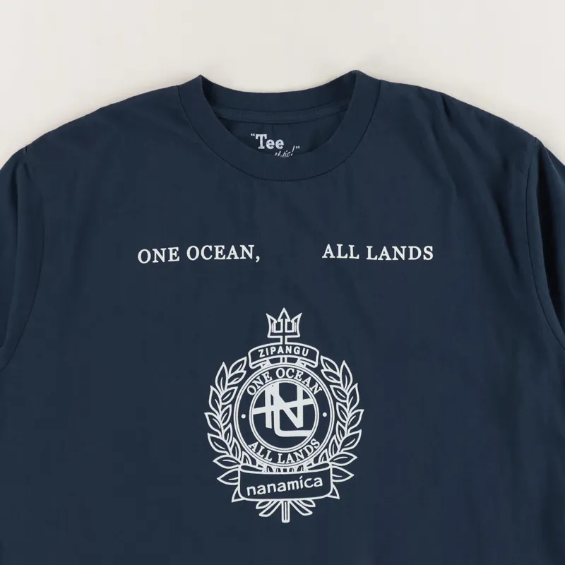 nanamica ONE OCEAN， ALL LANDS M ブラックシャツ