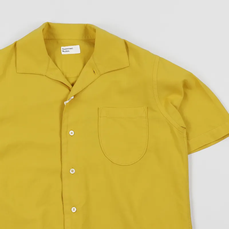 Universal Works Open Collar Shirt Sunshine-4
