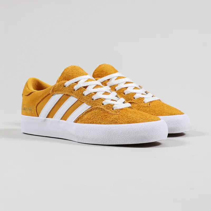 Adidas Skateboarding Matchbreak Super Shoes Yellow White Gold