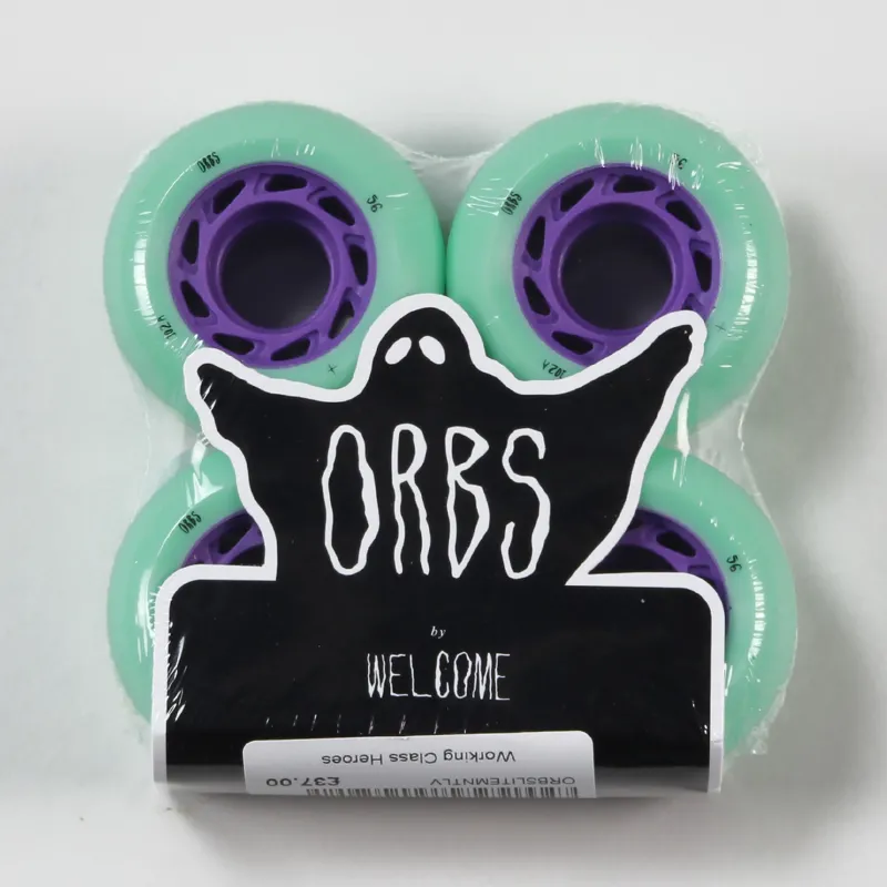 Welcome Orbs Ghost Lites Wheels 102A 56 Mint Lavender