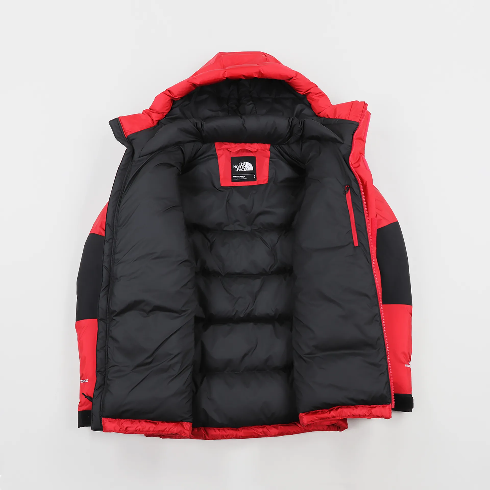 The North Face Original Himalayan Windstopper Down Jacket Red Black