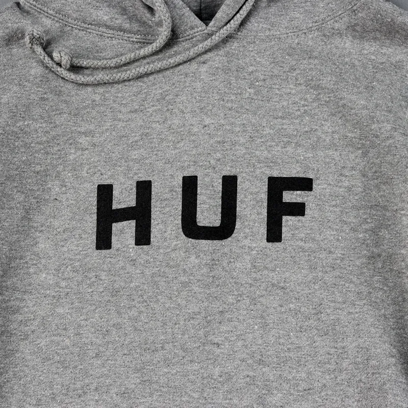 Huf Original Logo Hoodie Grey-1