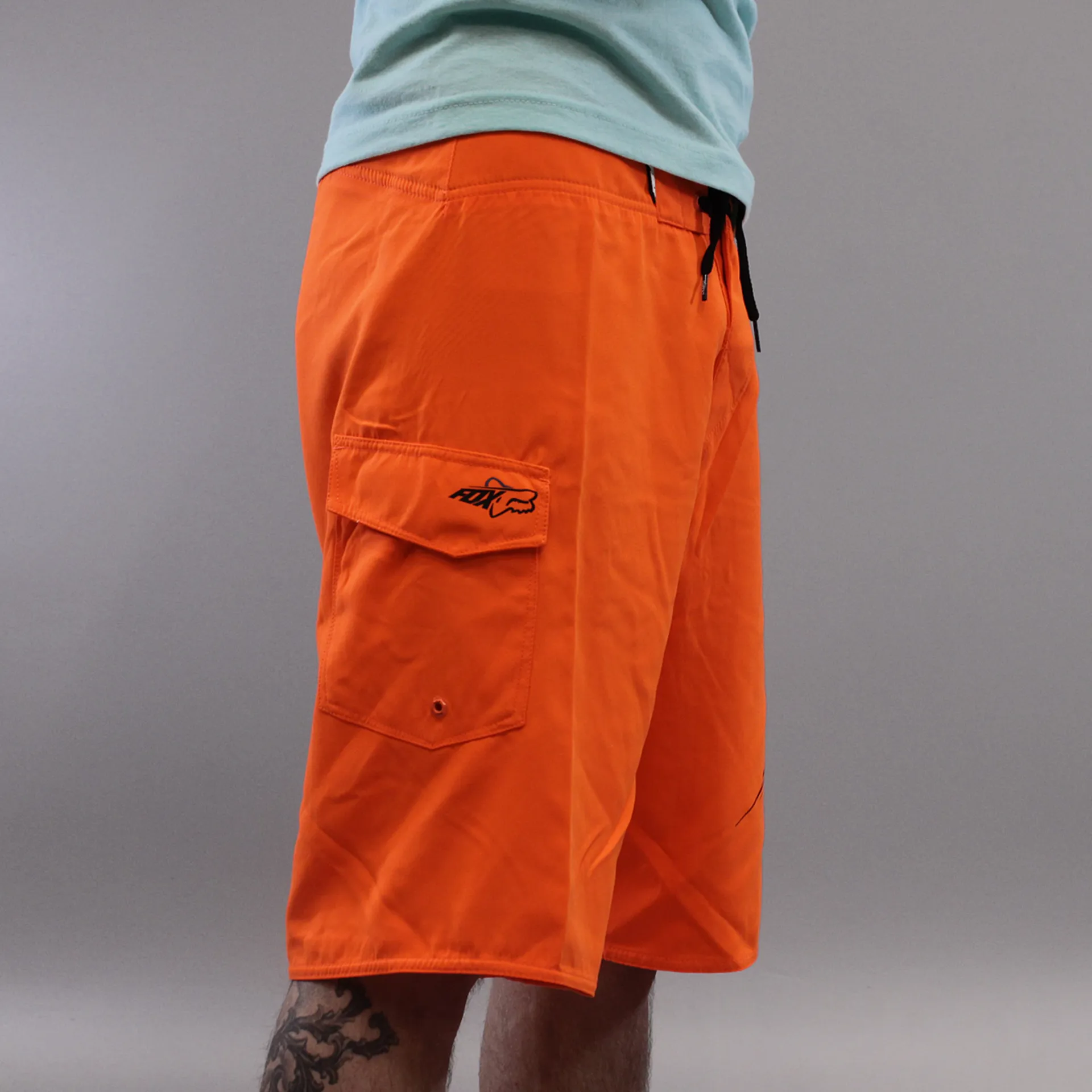 3-6M Orange Golfer & Printed Boardshorts - Cuddlesome main image 1