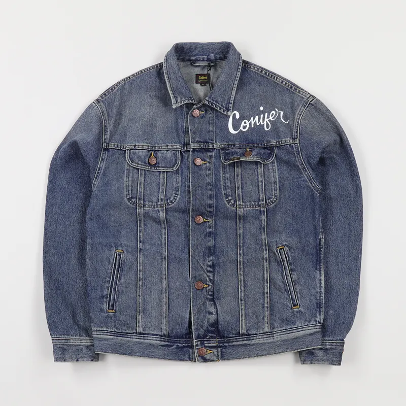 Lee x Ornamental Conifer Oversized Rider Jacket Dusk Vintage
