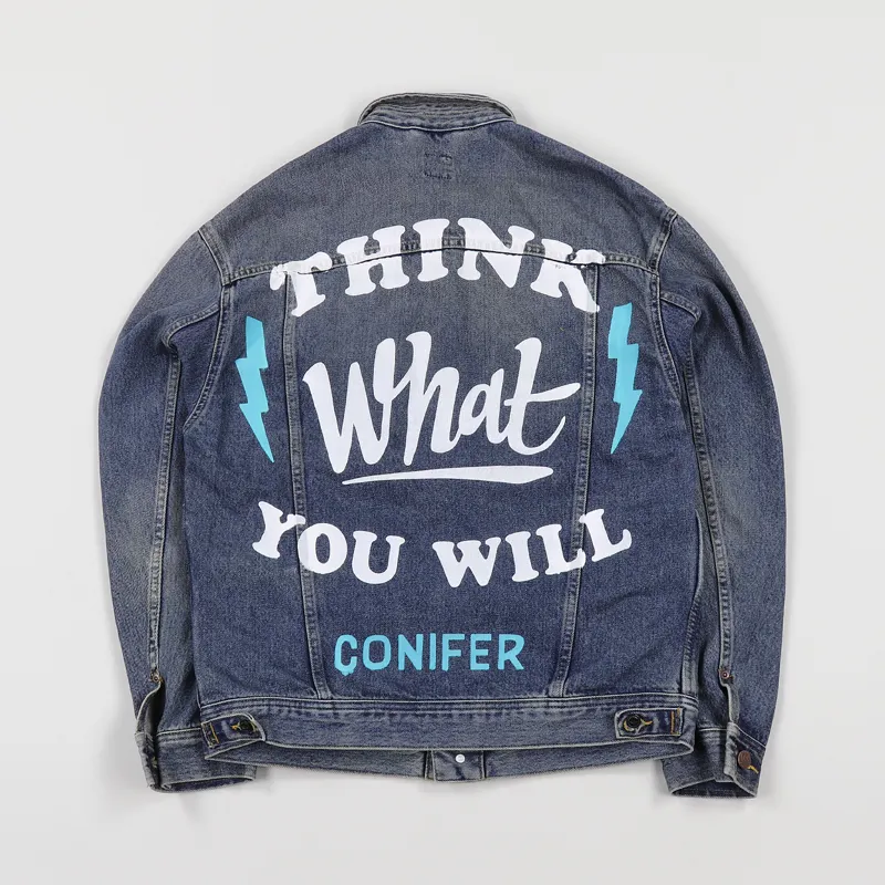 Lee x Ornamental Conifer Oversized Rider Jacket Dusk Vintage