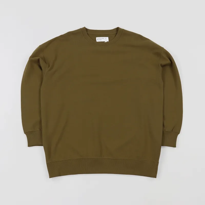 Universal Works Oversized Sweatshirt Khaki