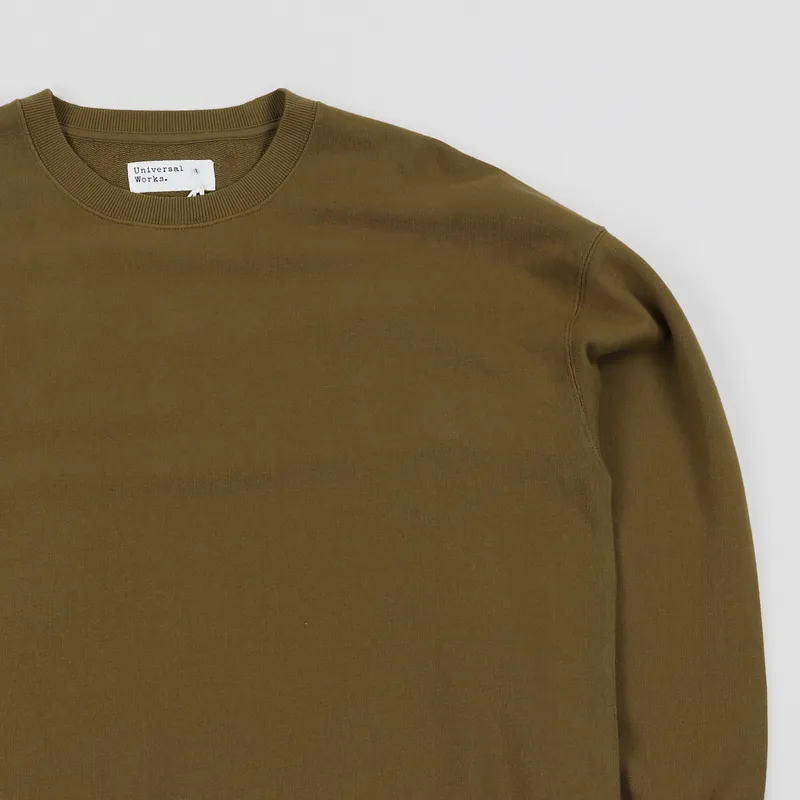 Universal Works Oversized Sweatshirt Khaki-2