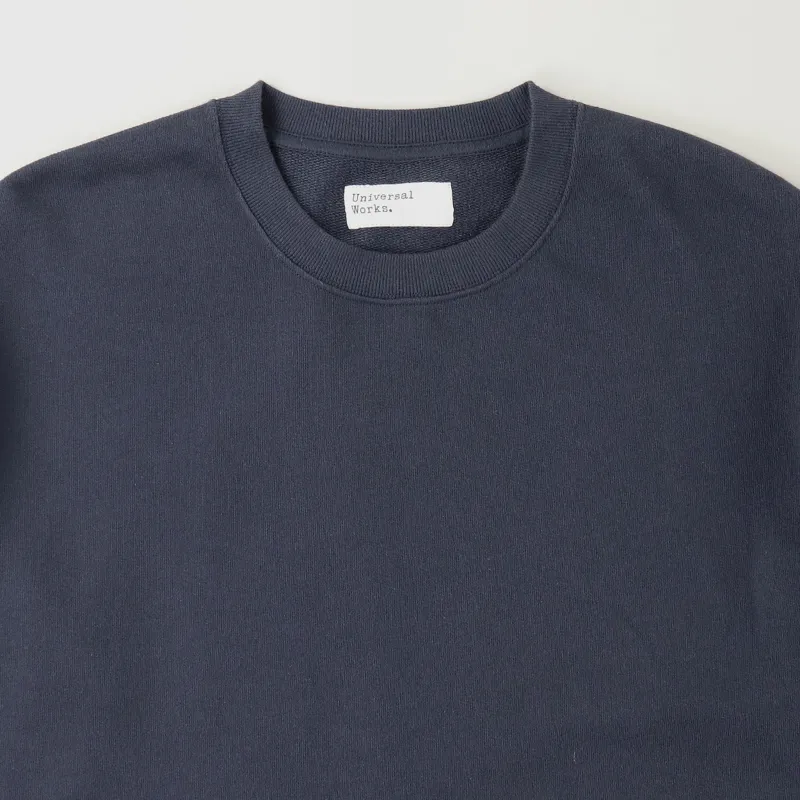 Universal Works Oversized Sweatshirt Navy-1