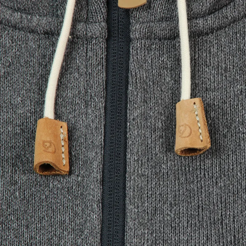 Fjallraven Ovik Fleece Hoodie Dark Grey-1