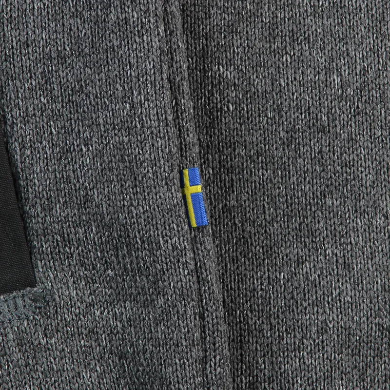 Fjallraven Ovik Fleece Hoodie Dark Grey-3