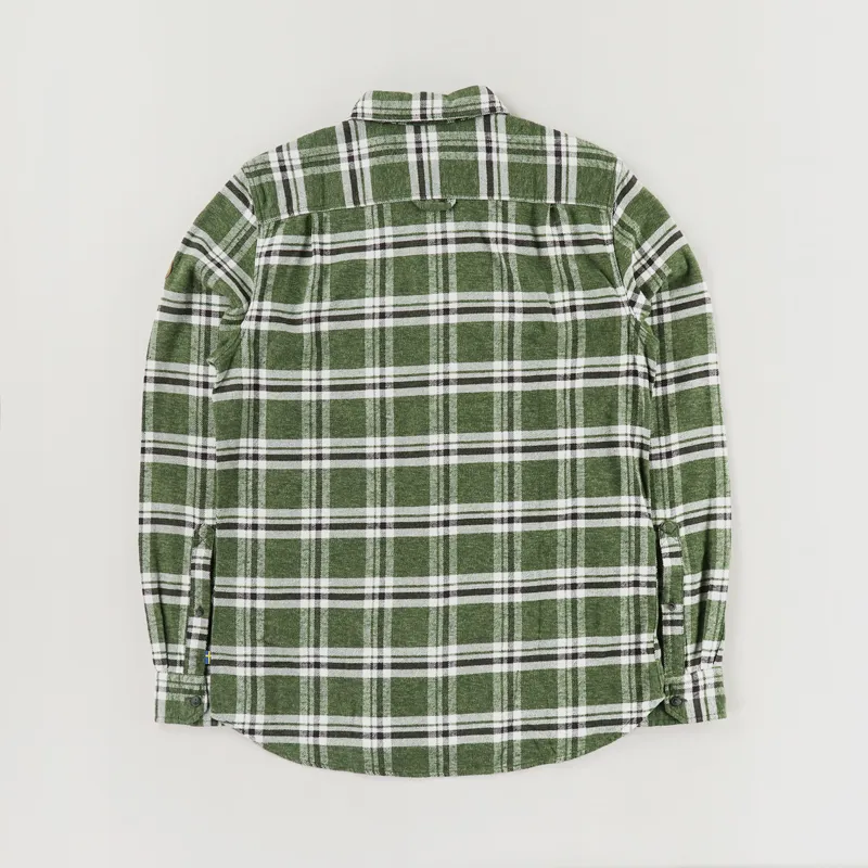 Fjallraven Ovik Heavy Flannel Shirt Deep Forest-3