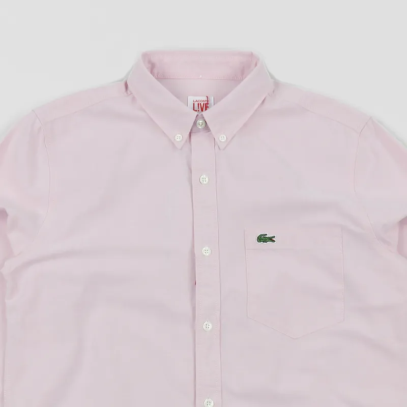Lacoste LIVE Oxford Cotton Shirt Orchard-1