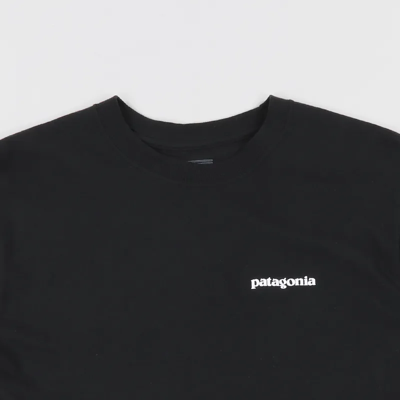 Patagonia P-6 Logo T Shirt Black-2