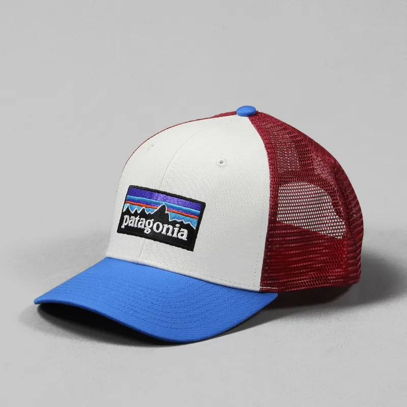 Pacific Headwear Standard Trucker Pacflex Cap - Columbia Blue/White, Mid-Profile, Breathable Mesh Back - View #2