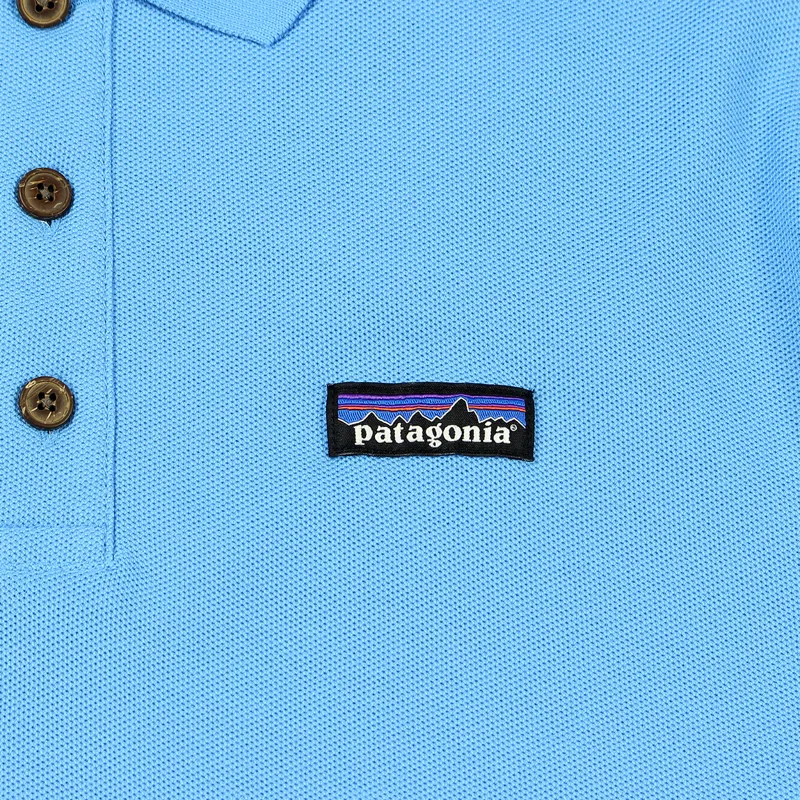 Patagonia P6 Pique Polo Shirt Skipper Blue-1